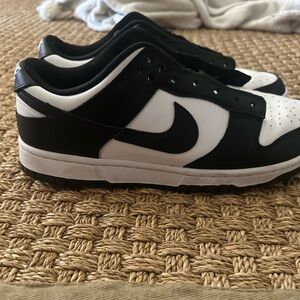 Nike Black and White Low-Top Sneakers